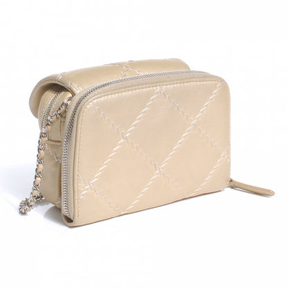 Chanel Calfskin Ultimate Stitch Mini Flap WOC Bag Gold 3 of 8