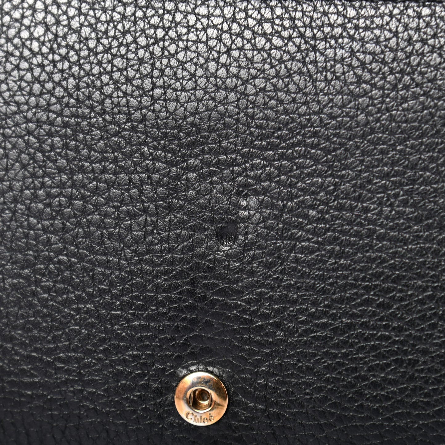 Grained Calfskin Continental Flap Wallet Black
