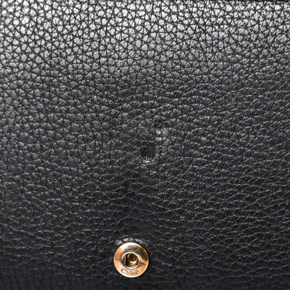 Chloe Grained Calfskin Continental Flap Wallet Black 9 of 10