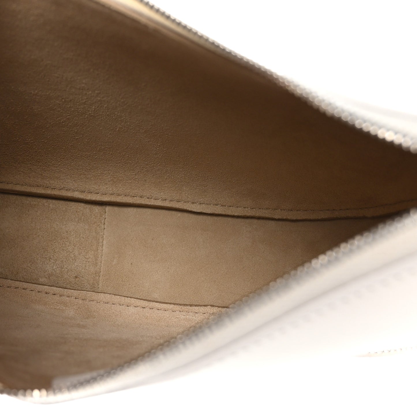 Smooth Calfskin Half Moon Shoulder Bag New Ivory