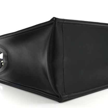 Christian Dior Calfskin Macro Cannage Medium Book Tote Black 8 of 10