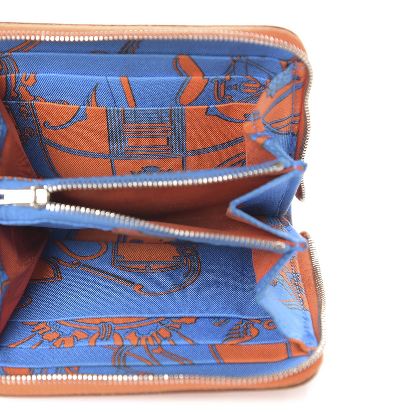 Epsom Silk'in Compact Wallet Orange