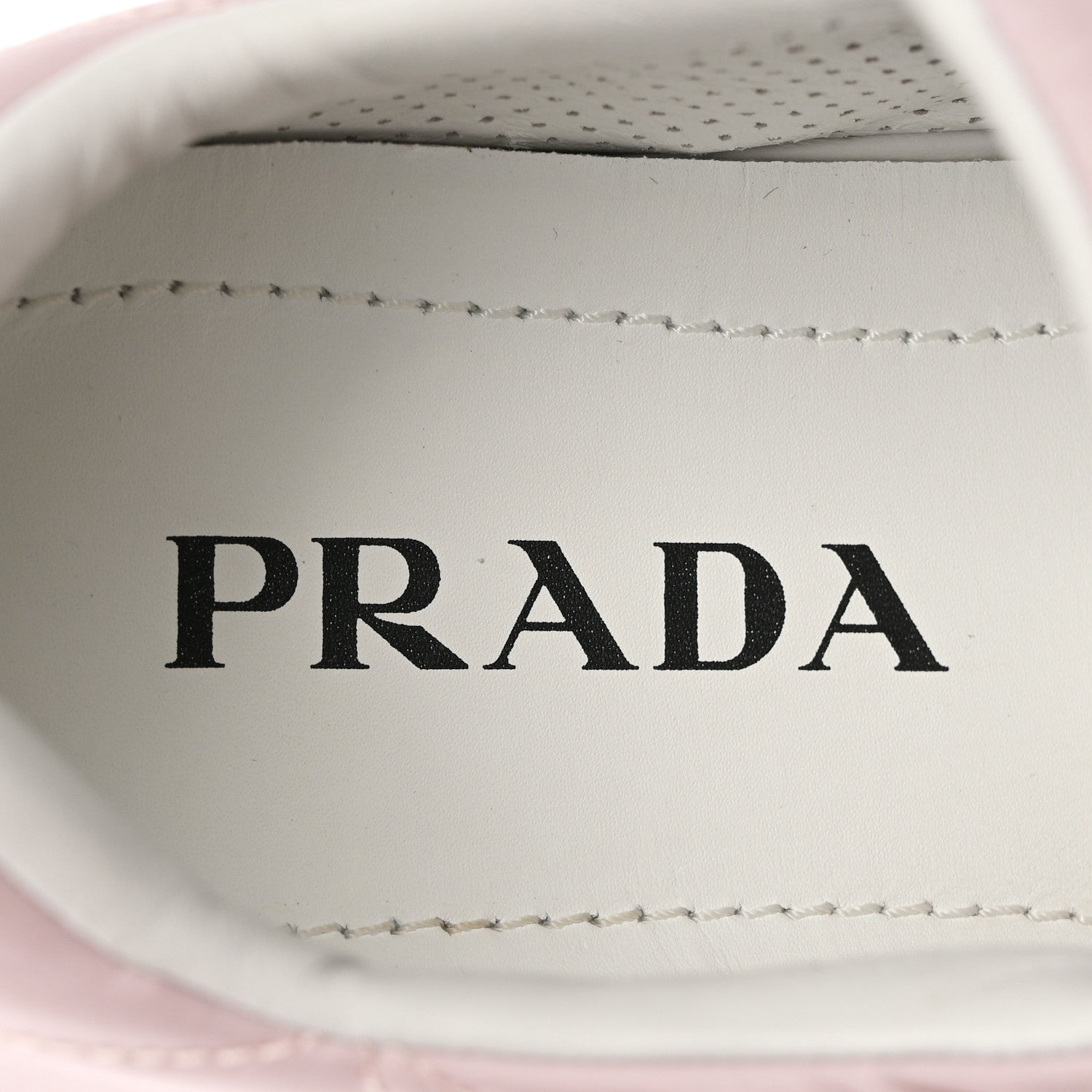 Prada Re-Nylon Piuma Metal Triangle Logo Quilted 45mm Sneakers 41 Alabastro 6 of 9