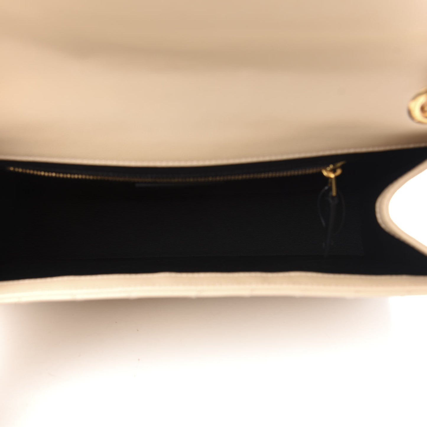 Grain De Poudre Matelasse Chevron Large Monogram Satchel Nude Powder