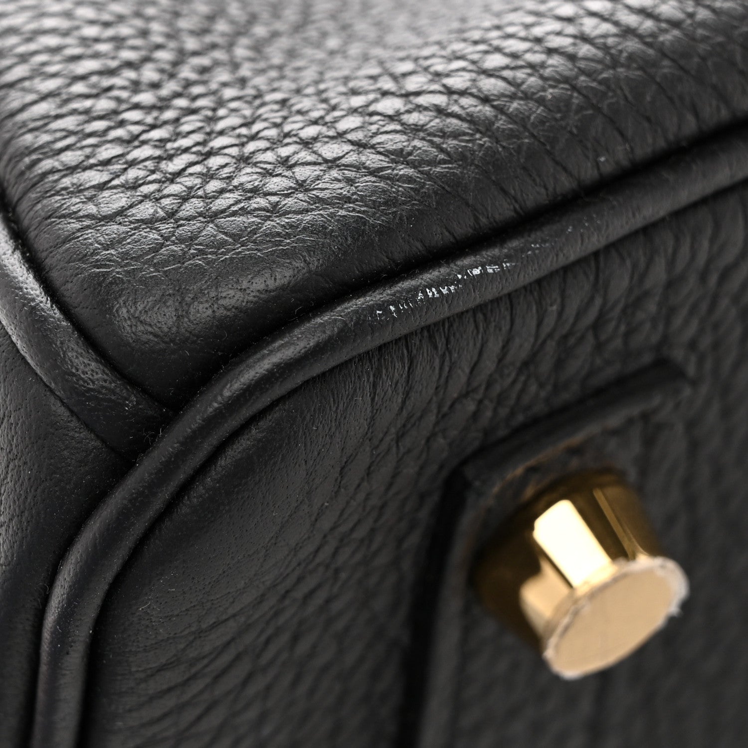 Hermes Togo Birkin 25 Black 13 of 16