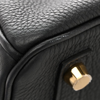Hermes Togo Birkin 25 Black 13 of 16