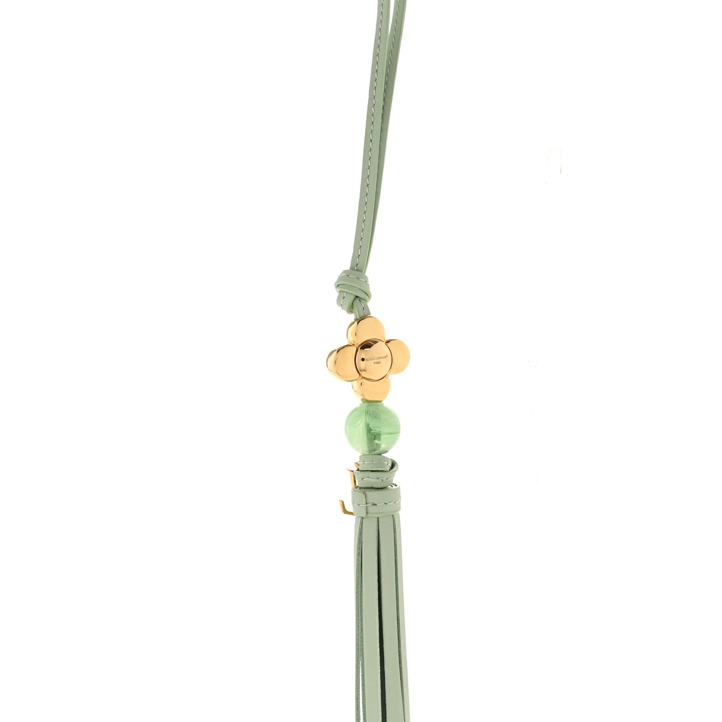 Calfskin Vivienne Energy Bag Charm Green