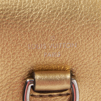 Louis Vuitton Metallic Calfskin Lockme Mini Backpack Gold 7 of 8