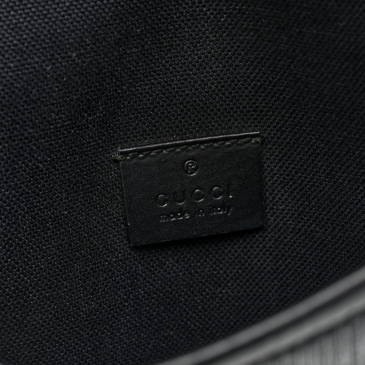 Gucci GG Supreme Monogram Web Medium Messenger Bag Black Grey 6 of 9