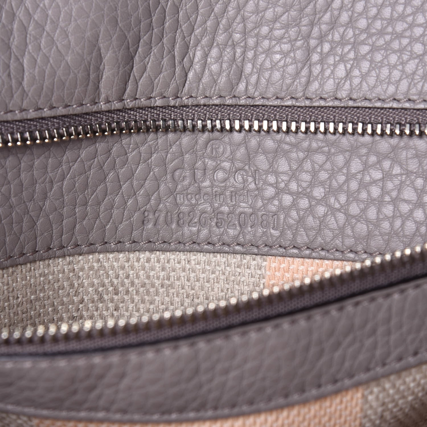 Gucci Cellarius Calfskin Medium Bamboo Daily Flap Shoulder Bag Storm Grey 6 of 8