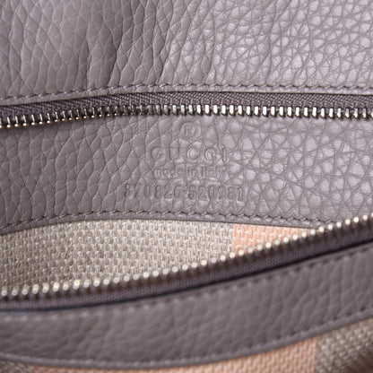 Gucci Cellarius Calfskin Medium Bamboo Daily Flap Shoulder Bag Storm Grey 6 of 8