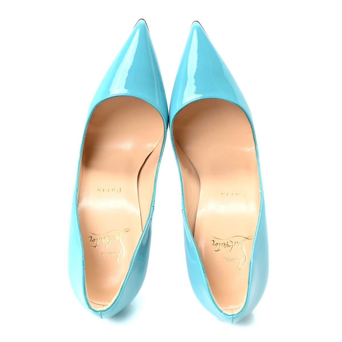 Christian Louboutin Patent So Kate 120 Pumps 36.5 Pacific 2 of 9