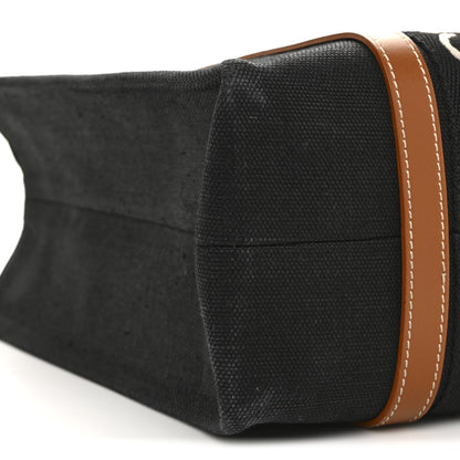 Chloe Cotton Calfskin Medium Woody Ribbon Tote Black 9 of 10