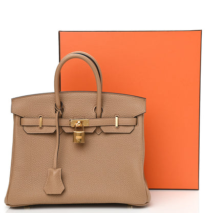 Hermes Togo Birkin 25 Chai 10 of 10