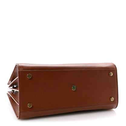 Saint Laurent Calfskin Small Sac De Jour Cognac 4 of 9