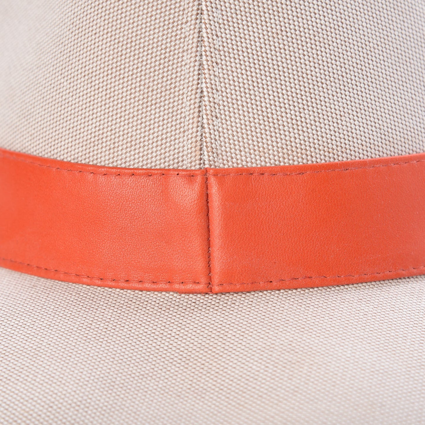 Toile Lambskin Hat 56 Natural