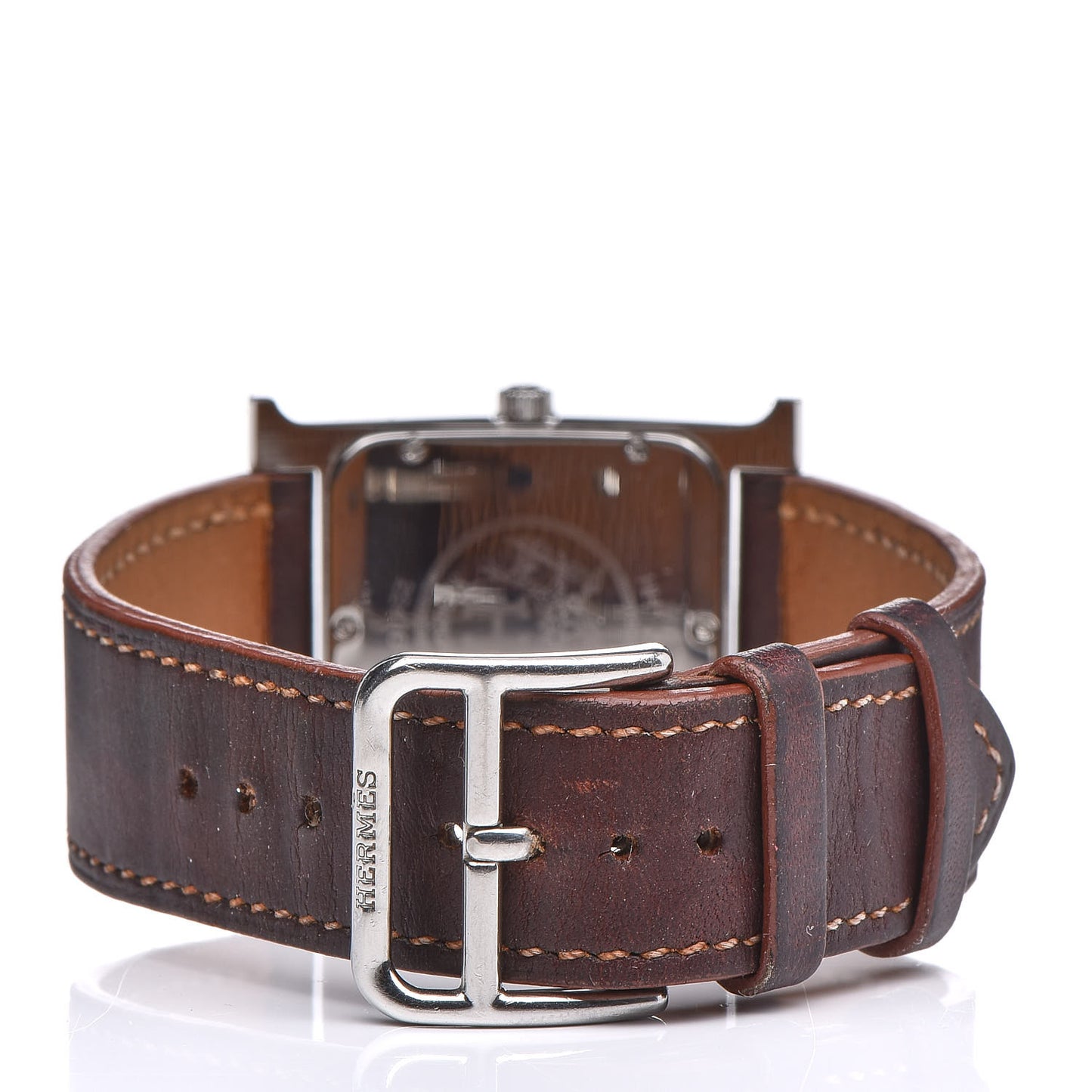 Stainless Steel Barenia 26mm Heure H Hour Quartz Watch Fauve