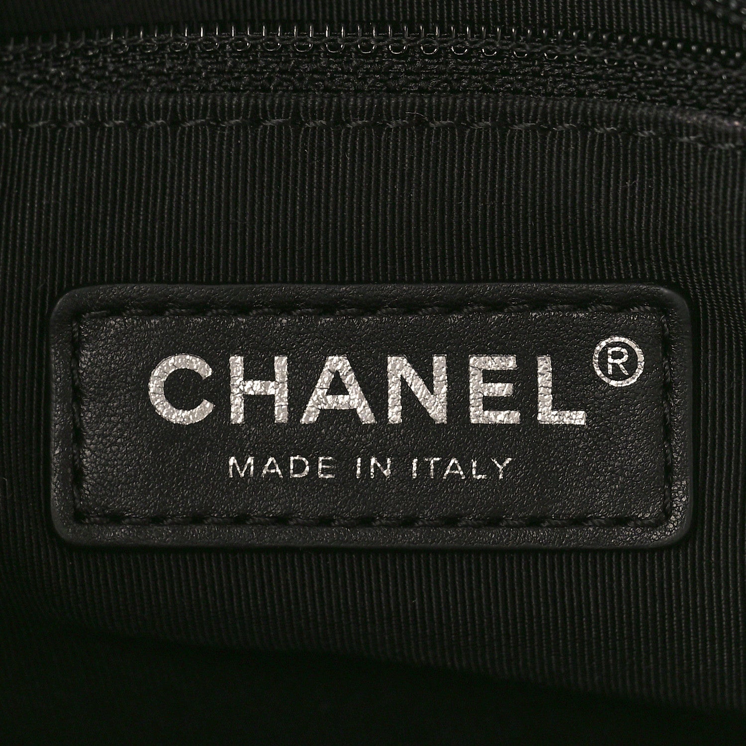Chanel Caviar Stitched Shopping Tote Black 7 of 12