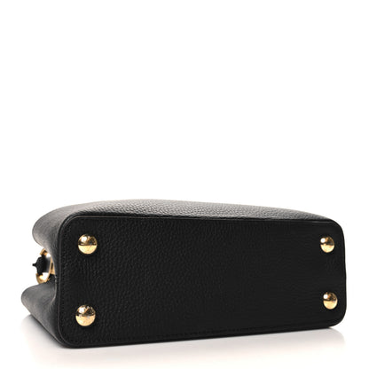 Louis Vuitton Taurillon Capucines BB Black 4 of 9
