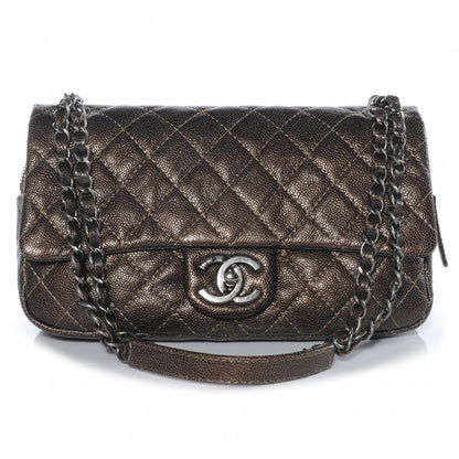 Chanel Iridescent Caviar Chic Caviar Flap Dark Gold 1 of 9