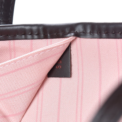 Louis Vuitton Damier Ebene Neo Neverfull MM Rose Ballerine 8 of 11
