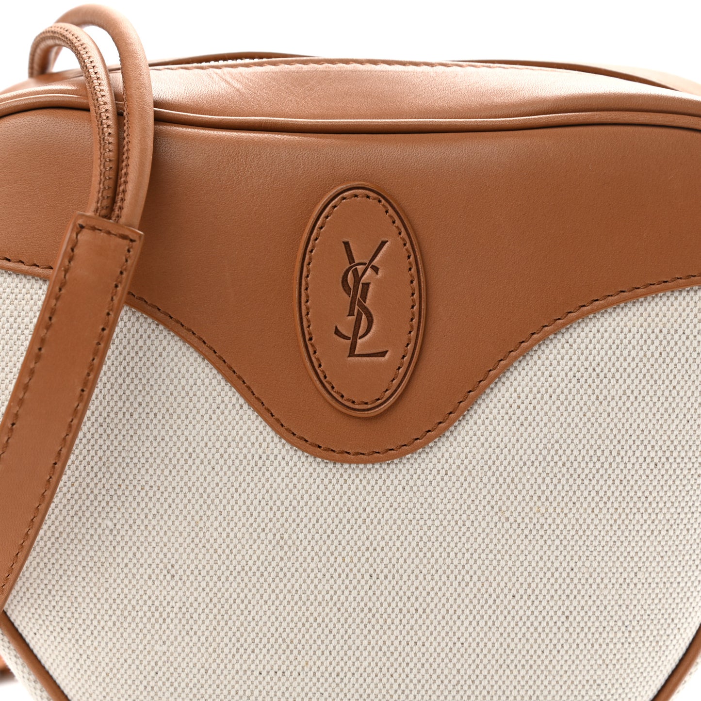 Linen Calfskin Le Monogramme Coeur