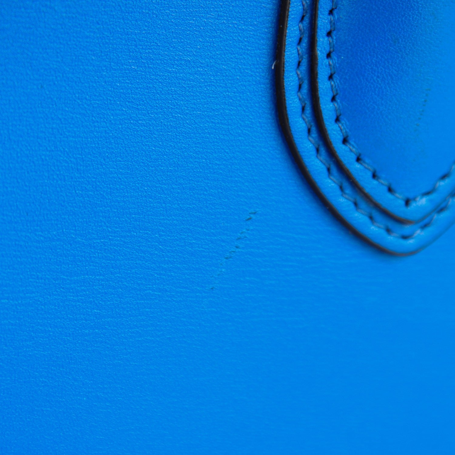 Celine Palmelato Calfskin Nano Luggage Electric Blue 7 of 9