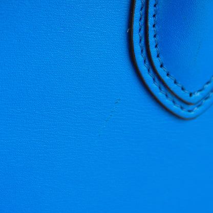 Celine Palmelato Calfskin Nano Luggage Electric Blue 7 of 9
