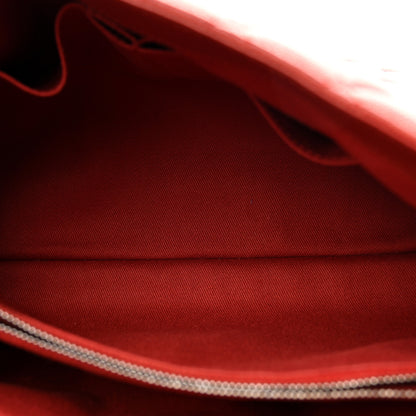 Chanel Caviar Quilted Medium Coco Handle Flap Dark Red 5 of 11