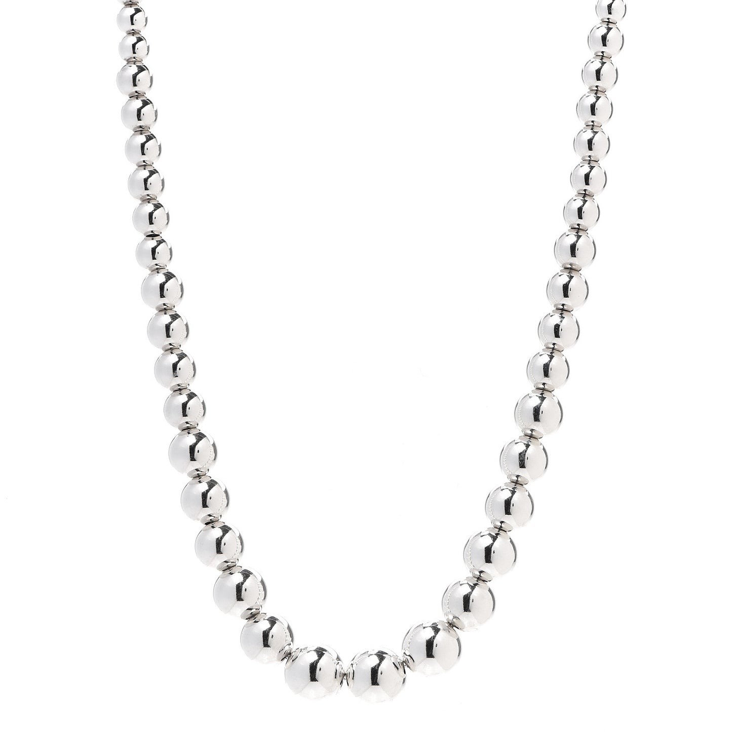 Sterling Silver HardWear Graduated Ball Necklace