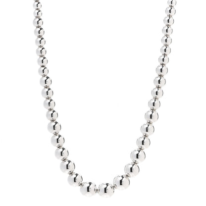 Tiffany Sterling Silver HardWear Graduated Ball Necklace 1 of 5