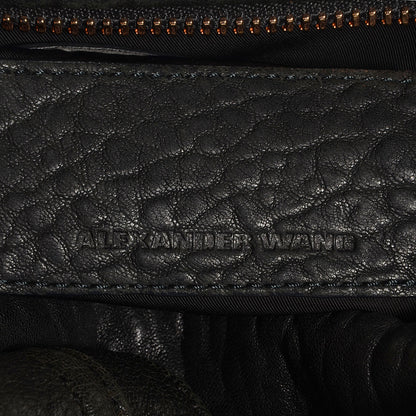 Alexander Wang Pebbled Lambskin Rocco Black w Rose Gold Hardware 6 of 6