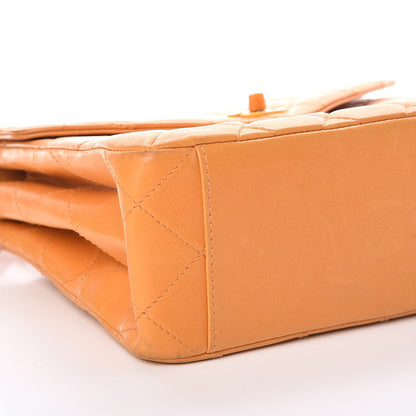 Chanel Lambskin Quilted Medium Bekko Chain Flap Mango 8 of 9