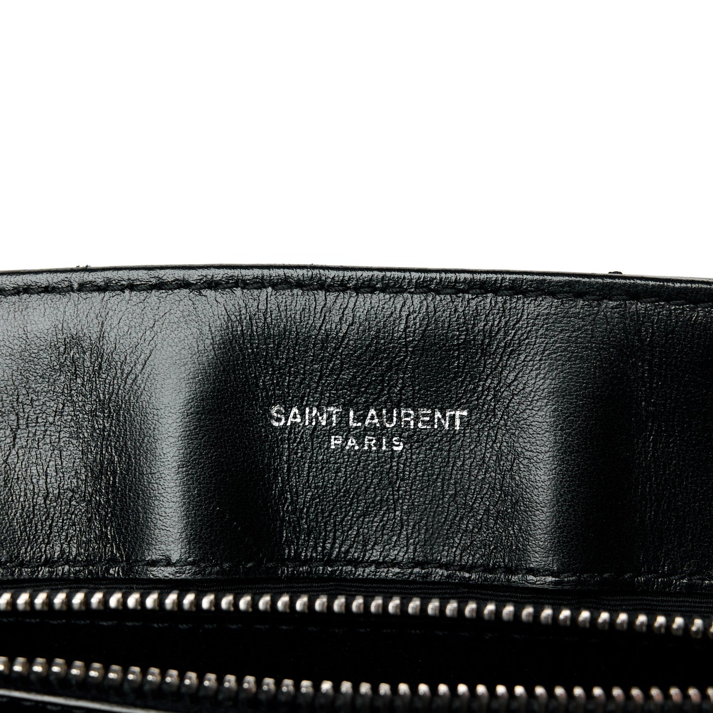 Calfskin Y Quilted Monogram Medium Loulou Chain Satchel Black