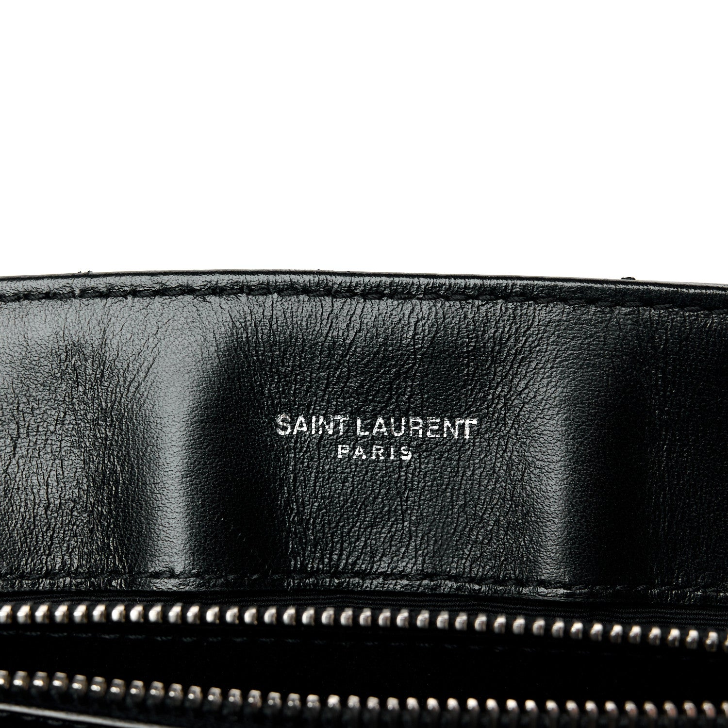 Saint Laurent Calfskin Y Quilted Monogram Medium Loulou Chain Satchel Black 6 of 11