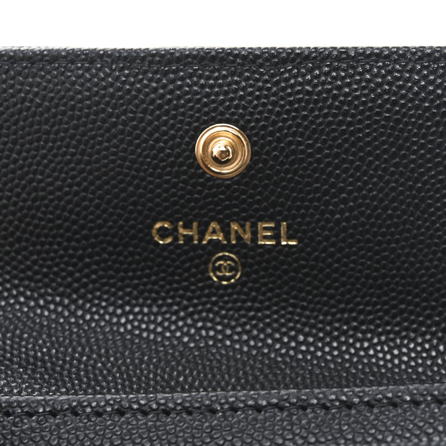 Chanel Caviar Quilted Boy Flap Card Holder Black 6 of 9