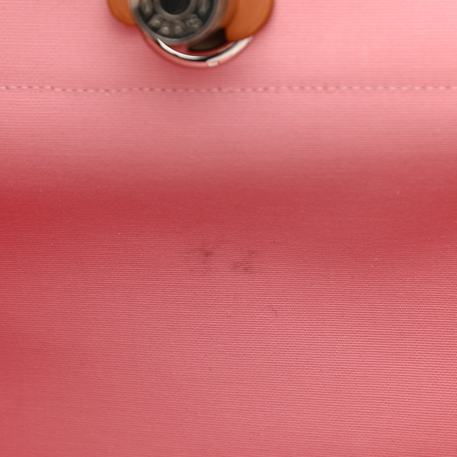 Hermes Vache Hunter Toile Herbag Zip 31 PM Rose Sakura 15 of 16