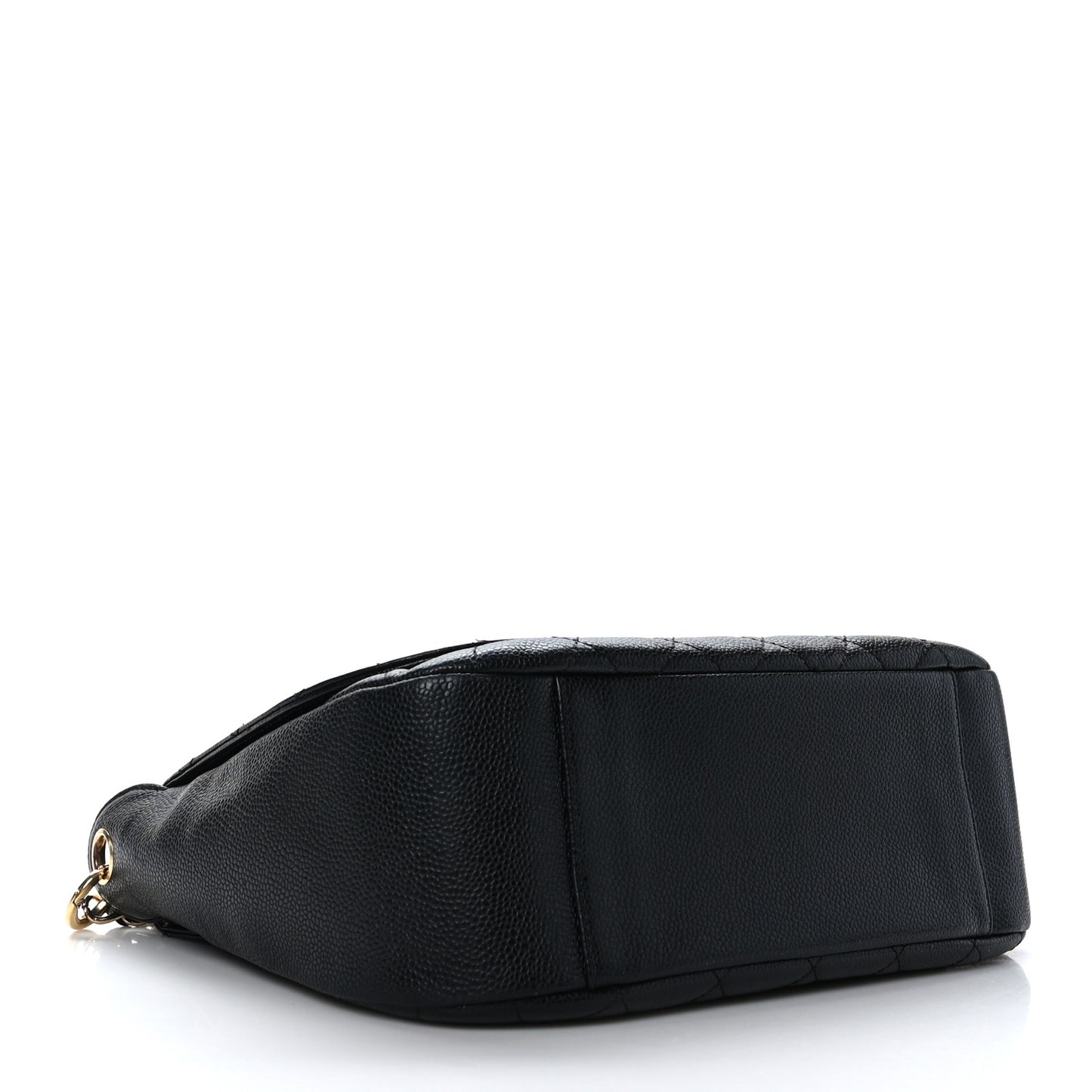 Caviar Quilted Timeless CC Messenger Flap Black