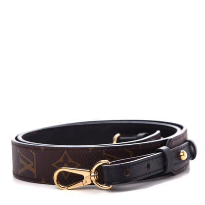 Louis Vuitton Monogram Bandouliere Shoulder Strap XL Black 1 of 5