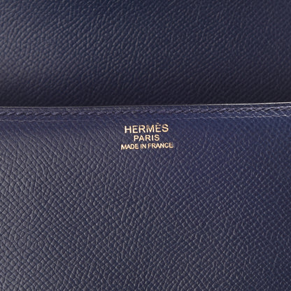 Hermes Epsom Cherche Midi 18 Bleu Saphir 6 of 9
