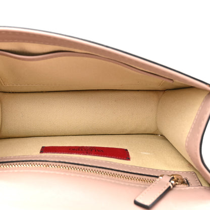 Valentino Garavani Vitello Small Glam Lock Rockstud Flap Poudre 4 of 14