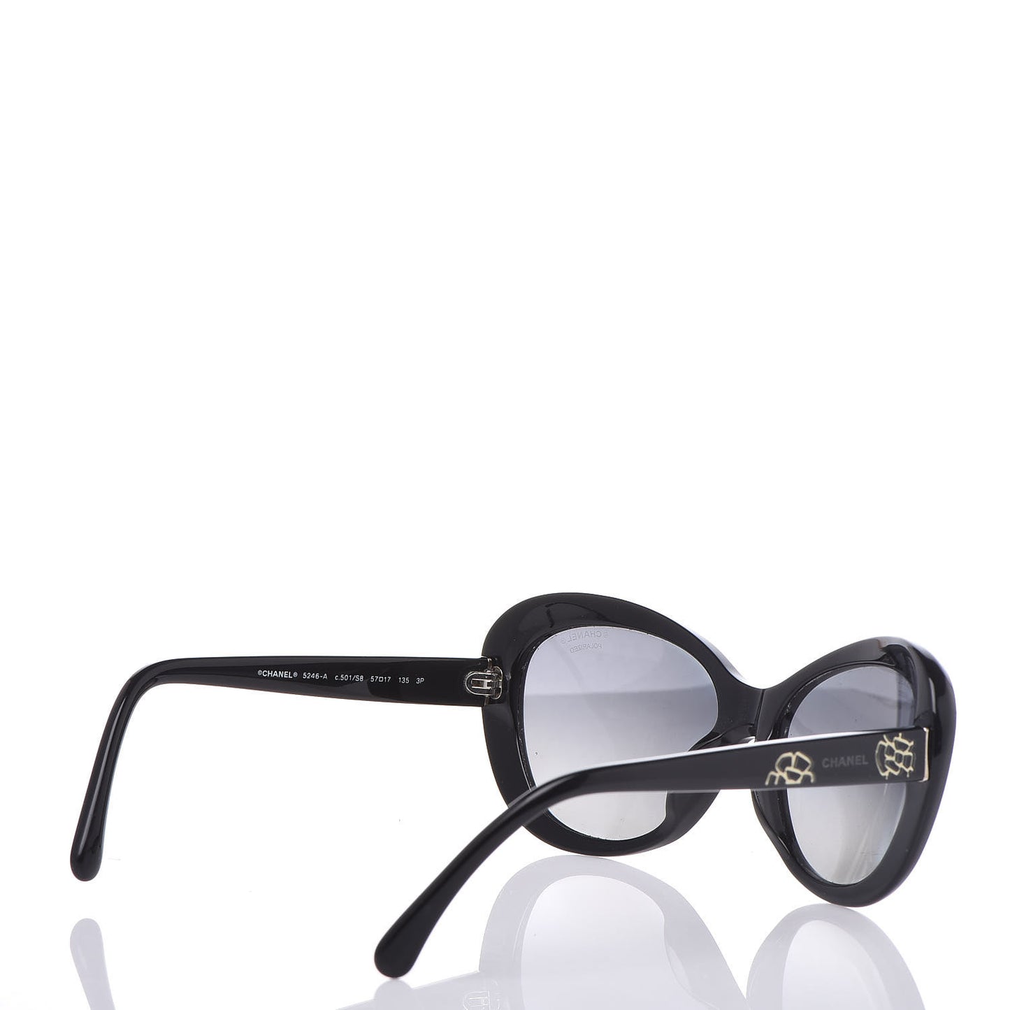 Cat Eye Sunglasses 5246-A Black