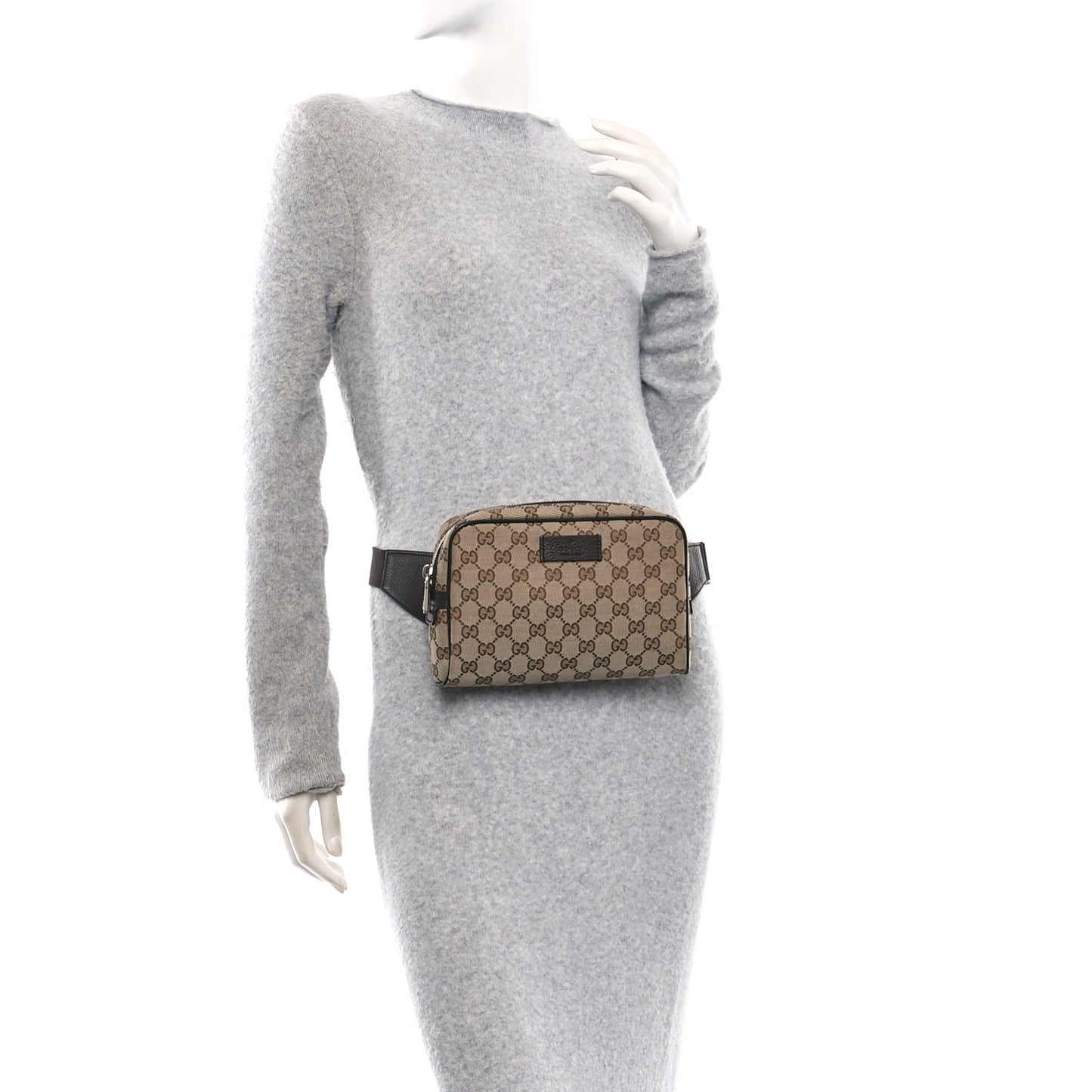Monogram Belt Bag Dark Brown