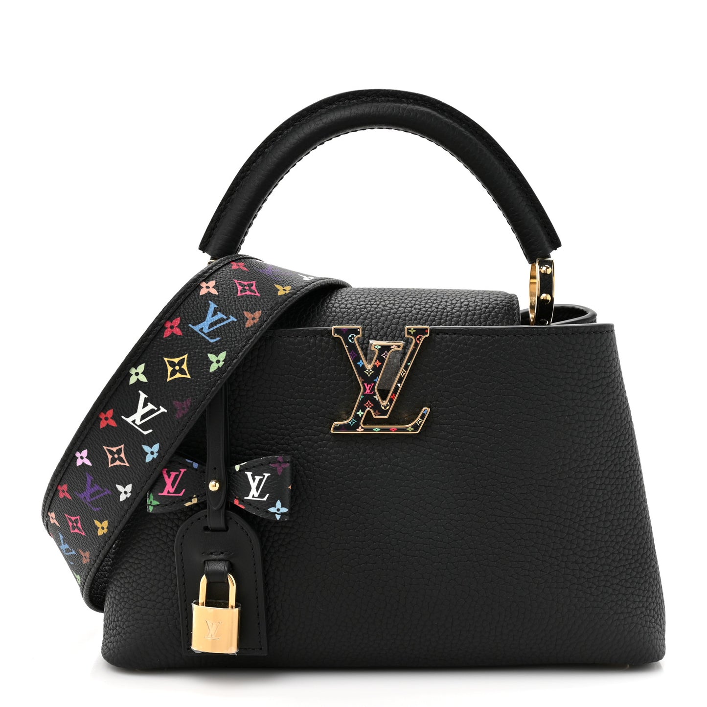 LV X TM Taurillon BB Capucines Black