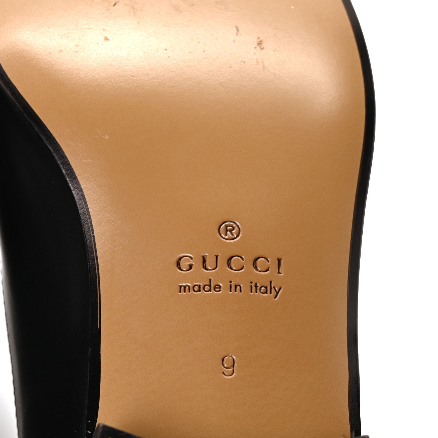 Gucci Calfskin Mens Derby 9 Black 7 of 10