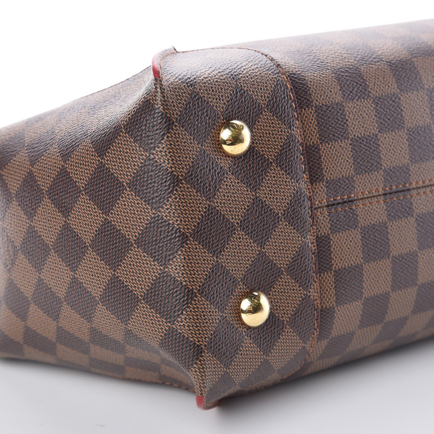 Louis Vuitton Damier Ebene Caissa Hobo Cherry 8 of 9
