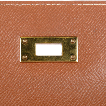 Hermes Courchevel Kelly Retourne 35 Gold 13 of 25