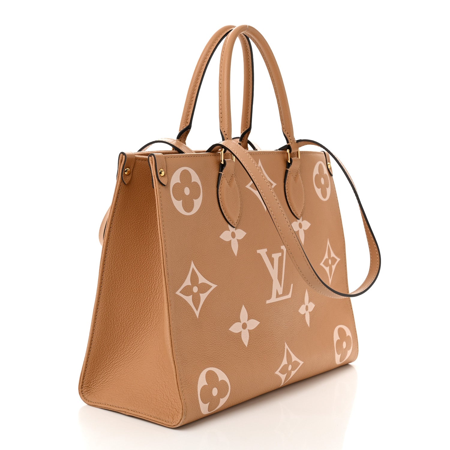 Louis Vuitton Empreinte Monogram Giant Onthego MM Arizona Creme 3 of 10