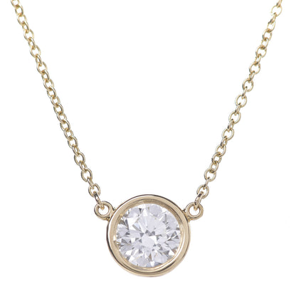 Tiffany 18K Yellow Gold Diamond .79ct Elsa Peretti Diamonds by the Yard Pendant Necklace 4 of 9