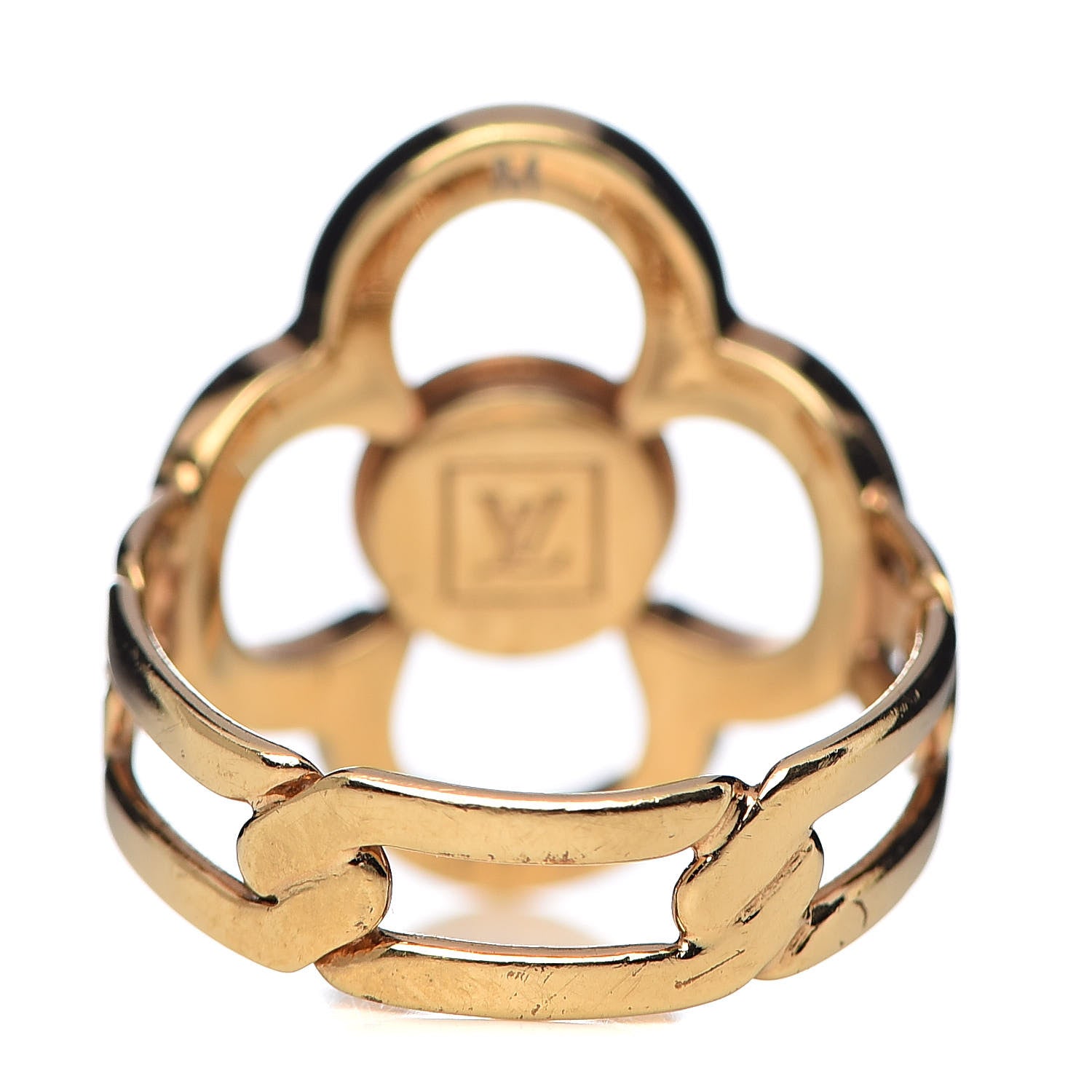 Louis Vuitton Strass Encrusted Flower Power Ring M 4 of 5